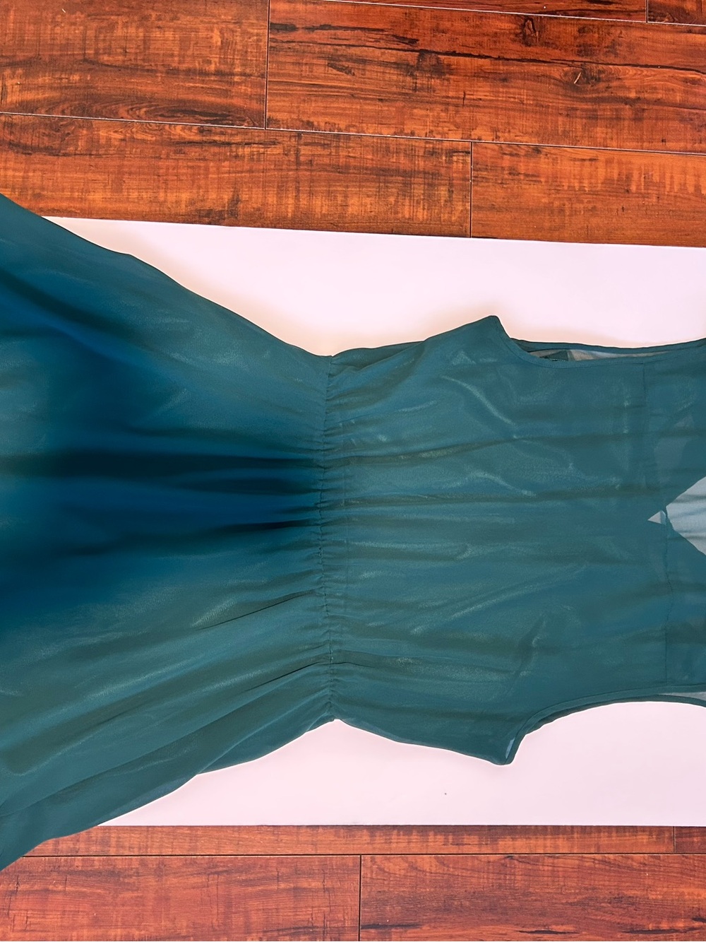 H&M Teal Sleeveless Midi Dress